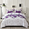 Luxe Loft Purple rose Quilted Comforter & Shams - Trending 3-Piece Set V745-MAB010782AJ3