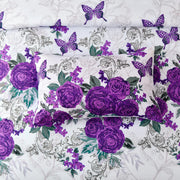 Luxe Loft Purple rose Quilted Comforter & Shams - Trending 3-Piece Set V745-MAB010782AJ3