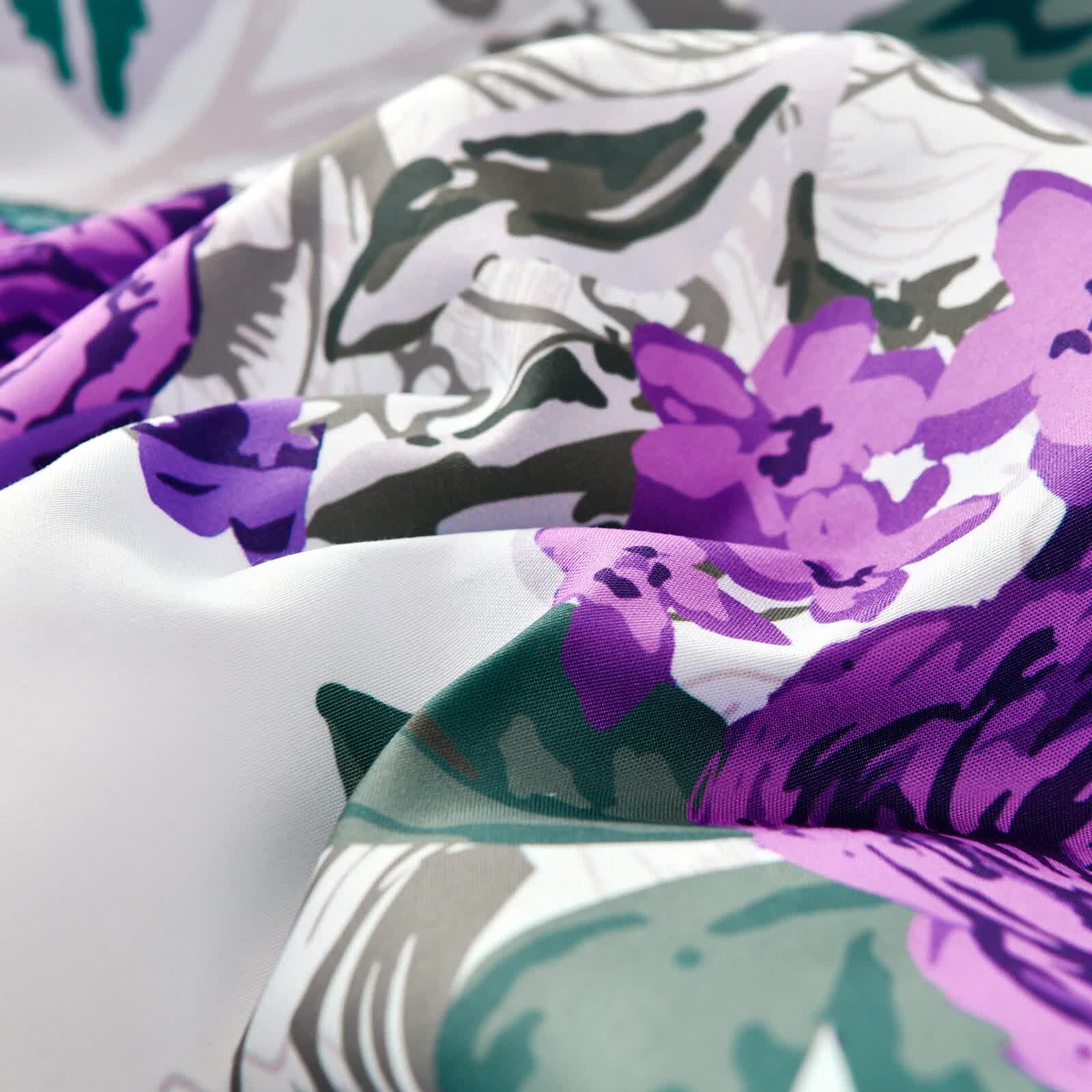 Luxe Loft Purple rose Quilted Comforter & Shams - Trending 3-Piece Set V745-MAB010782AJ3