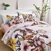 Floral Comforter Set, King Size, Blush Floral 3-Piece Bedding, Soft Microfiber for All Seasons V745-MAB010807AJ3