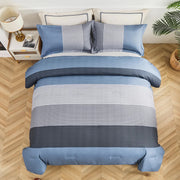 Coastal Drift striped Comforter Bundle - Breezy 3-Piece Bedding V745-MAB010843AJ3
