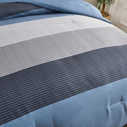 Coastal Drift striped Comforter Bundle - Breezy 3-Piece Bedding V745-MAB010843AJ3
