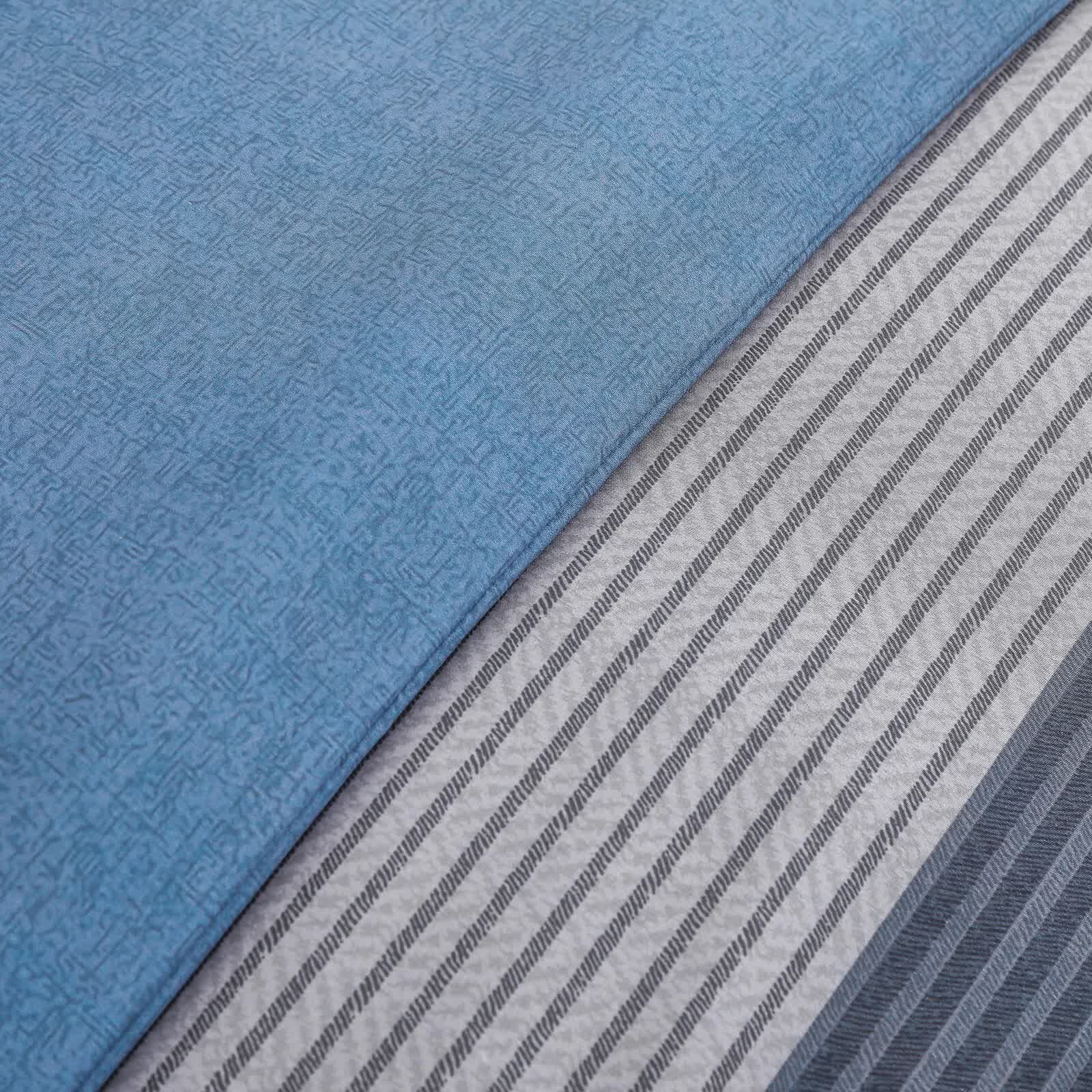 Coastal Drift striped Comforter Bundle - Breezy 3-Piece Bedding V745-MAB010843AJ3