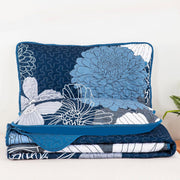 Frosted Magnolia Chic blue 3 Pc Comforter & Pillow Cover Set KING V745-MAB010887AJ3