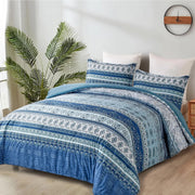 Boho Vibes blue Bedding Set - 3-Piece Comforter & Pillow Covers V745-MAB010907AJ3