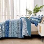 Boho Vibes blue Bedding Set - 3-Piece Comforter & Pillow Covers V745-MAB010907AJ3