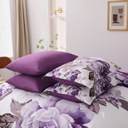 Elegant Floral Comforter Set, King Size, Warm Quilted Bedding with Pillowcases V745-MAB010947AJ3