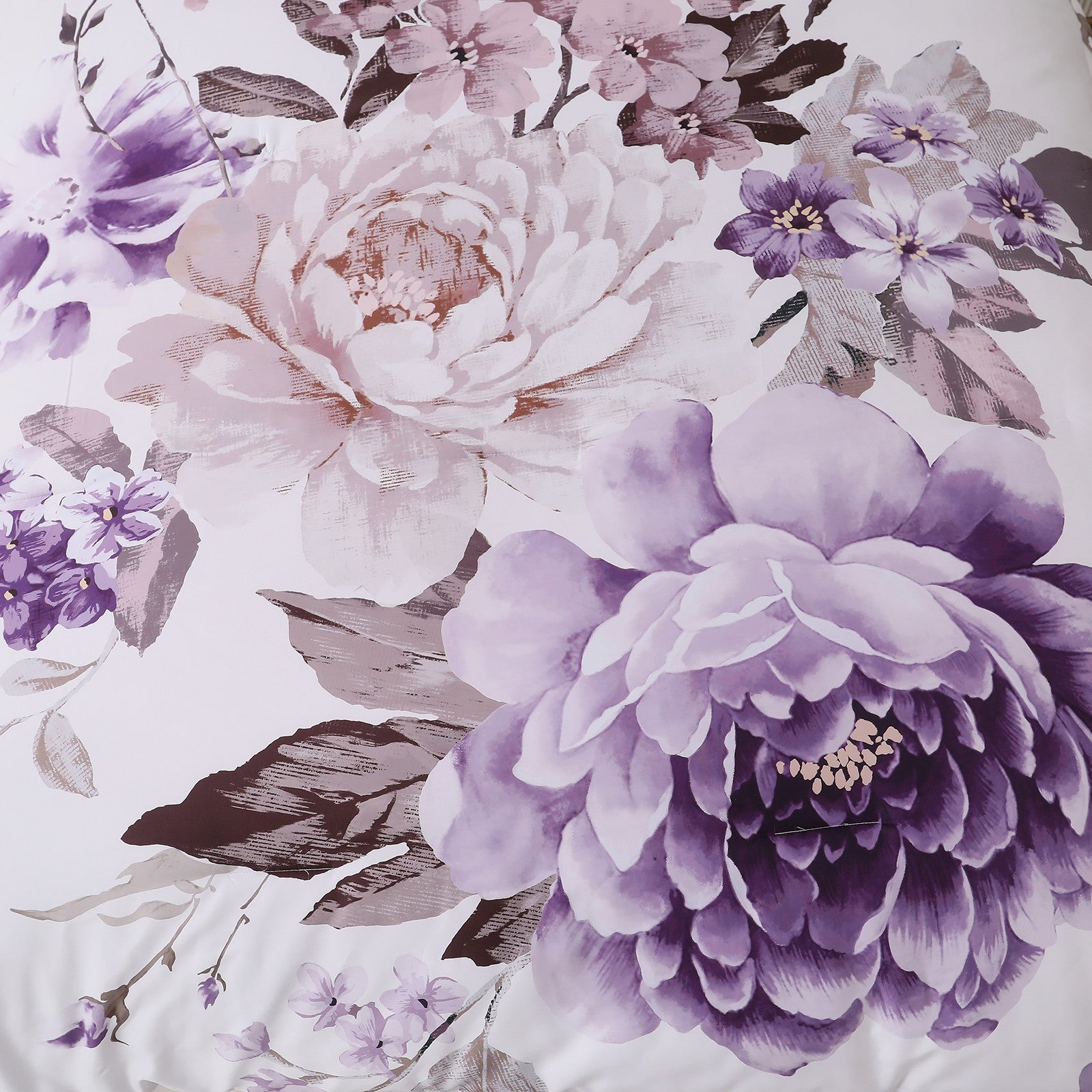 Elegant Floral Comforter Set, King Size, Warm Quilted Bedding with Pillowcases V745-MAB010947AJ3