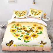 Airy Loft butterfly floral 3-Piece Comforter Bundle - Relaxed V745-MAB010977AJ3