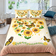 Airy Loft butterfly floral 3-Piece Comforter Bundle - Relaxed V745-MAB010977AJ3
