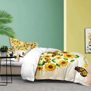 Airy Loft butterfly floral 3-Piece Comforter Bundle - Relaxed V745-MAB010977AJ3