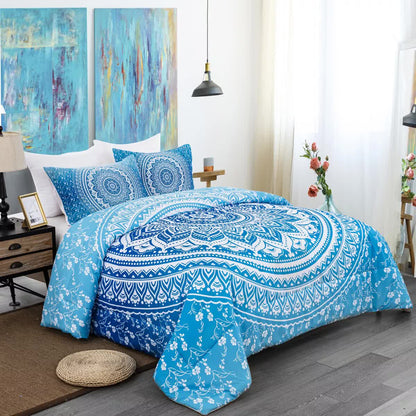 Dreamscape Sacred Circle Design Comforter Set - 3-Pcs Refreshing V745-MAB01169AJ3