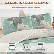 Radiant Quilted Coverlet and Pillowcases Set: Envelop Your Bed in Elegance - Queen size V745-MAC080163Q13U