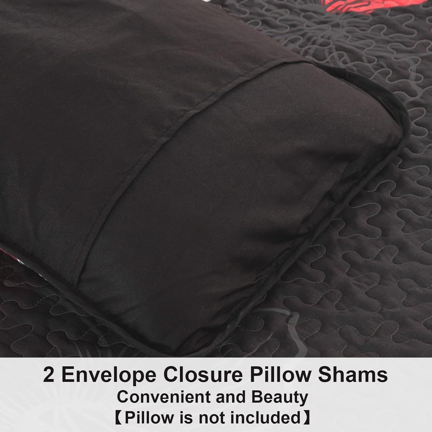 Glorious Quilted coverlet and pillowcovers set: Unmatched Beauty - Queen size V745-MAC080182Q13U