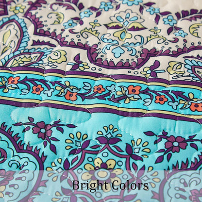 Tranquil Quilted coverlet and pillowcovers set: Perfect for Relaxation - Queen size V745-MAC080196Q13U