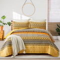Lively Quilted bedspread and pillowcovers set: Add Vibrancy to Your Room - Queen size V745-MAC080229Q13U