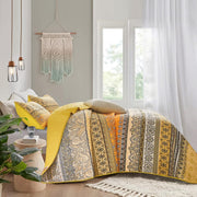 Lively Quilted bedspread and pillowcovers set: Add Vibrancy to Your Room - Queen size V745-MAC080229Q13U