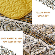 Lively Quilted bedspread and pillowcovers set: Add Vibrancy to Your Room - Queen size V745-MAC080229Q13U