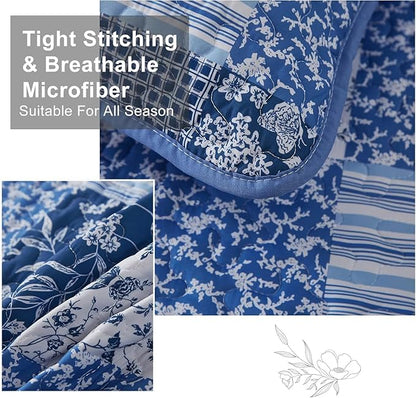 Vintage-Inspired Big Check Queen Bedding Set Cozy & Stylish V745-MAC080302Q13U
