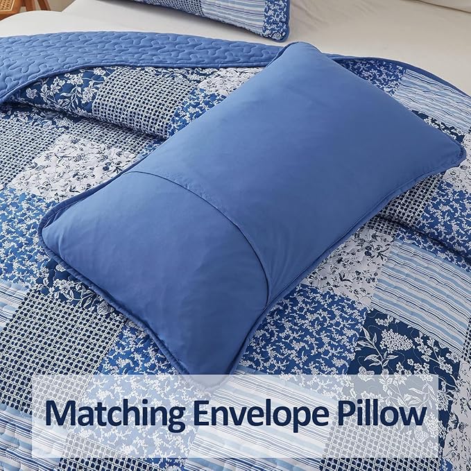 Vintage-Inspired Big Check Queen Bedding Set Cozy & Stylish V745-MAC080302Q13U