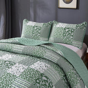 Delightful Quilted bedspread and pillowcovers set: Indulge in Comfort - Queen size V745-MAC080315Q13U