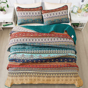 Textured Quilted bedspread and pillowcovers set: Add Depth and Dimension - Queen size V745-MAC080375Q13U