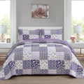 Harmonious Quilted bedspread and pillowcovers set: Perfect Balance of Style - Queen size V745-MAC080409Q13U