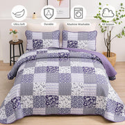Harmonious Quilted bedspread and pillowcovers set: Perfect Balance of Style - Queen size V745-MAC080409Q13U