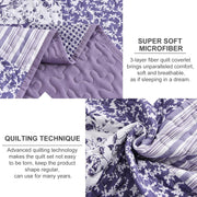 Harmonious Quilted bedspread and pillowcovers set: Perfect Balance of Style - Queen size V745-MAC080409Q13U