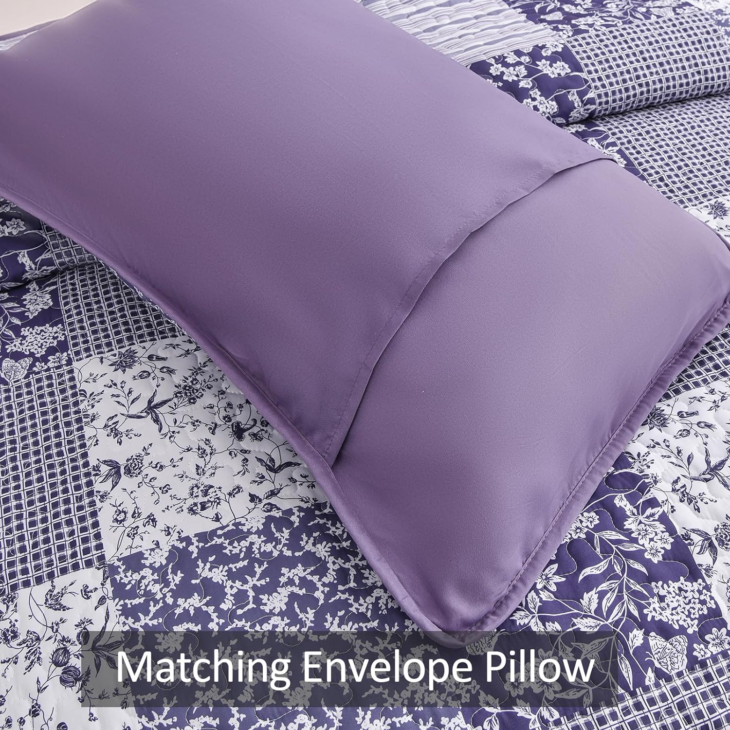Harmonious Quilted bedspread and pillowcovers set: Perfect Balance of Style - Queen size V745-MAC080409Q13U