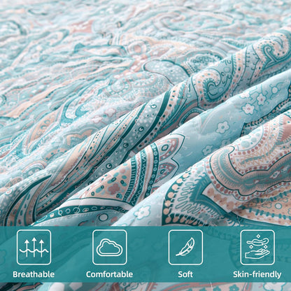 Distinctive Quilted Coverlet and Pillowcases Set: Make a Bold Statement - Queen size V745-MAC080435Q13U