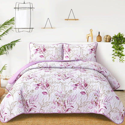 Unique Quilted bedspread and pillowcovers set: Stand Out in Style - Queen size V745-MAC080460Q13U