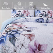 Venerable Quilted bedspread and pillowcovers set: Classic and Elegant - Queen size V745-MAC080464Q13U