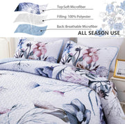 Venerable Quilted bedspread and pillowcovers set: Classic and Elegant - Queen size V745-MAC080464Q13U