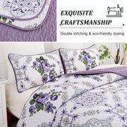 Kaleidoscopic Quilted coverlet and pillowcovers set: Burst of Colors - Queen size V745-MAC080520Q13U