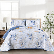 Quietude Quilted coverlet and pillowcovers set: Perfect for Relaxation - Queen size V745-MAC080538Q13U