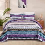 Hygge Quilted bedspread and pillowcovers set: Embrace Cozy Living - Queen size V745-MAC080596Q13U
