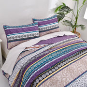 Hygge Quilted bedspread and pillowcovers set: Embrace Cozy Living - Queen size V745-MAC080596Q13U