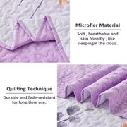 Knit Quilted coverlet and pillowcovers set: Cozy and Textured - Queen size V745-MAC080645Q13U