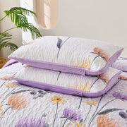 Knit Quilted coverlet and pillowcovers set: Cozy and Textured - Queen size V745-MAC080645Q13U