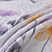 Knit Quilted coverlet and pillowcovers set: Cozy and Textured - Queen size V745-MAC080645Q13U