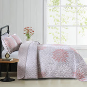 Mosaic Quilted coverlet and pillowcovers set: Unique Patchwork Design - Queen size V745-MAC080699Q13U
