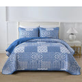 Blissful Quilted bedspread and pillowcovers set: Relax in Style - Queen size V745-MAC080757Q13U