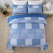 Blissful Quilted bedspread and pillowcovers set: Relax in Style - Queen size V745-MAC080757Q13U