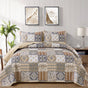 Quietude Quilted coverlet and pillowcovers set: Perfect for Relaxation - Queen size V745-MAC080767Q13U