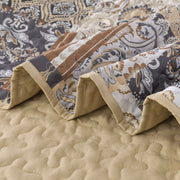 Quietude Quilted coverlet and pillowcovers set: Perfect for Relaxation - Queen size V745-MAC080767Q13U