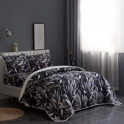 Whimsical Quilted bedspread and pillowcovers set: Add Fun to Your Space - Queen size V745-MAC090134Q13U