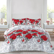 Youthful Quilted coverlet and pillowcovers set: Fresh and Modern - Queen size V745-MAC090398Q13U