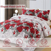 Youthful Quilted coverlet and pillowcovers set: Fresh and Modern - Queen size V745-MAC090398Q13U