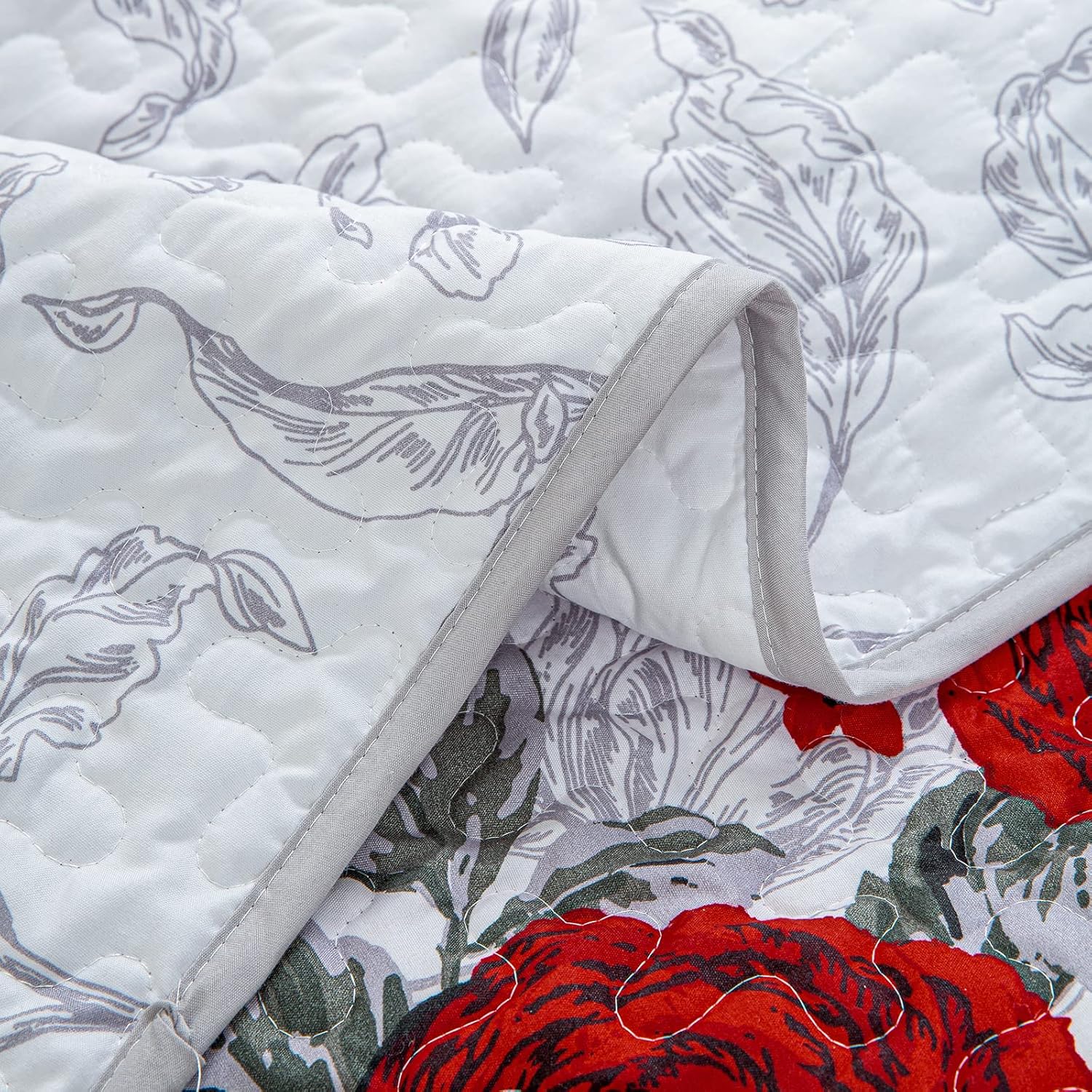 Youthful Quilted coverlet and pillowcovers set: Fresh and Modern - Queen size V745-MAC090398Q13U